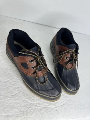 Sporto Women's Size 5 Duck Rain Boots Shoes Steel Shank Thermolite Blue Rubber - Image 1 of 4