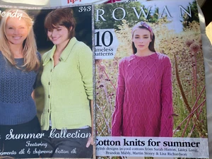 Wendy Book 343 Summer Collection & Rowan 10 Baumwollstricks für den Sommer - Bild 1 von 15