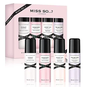 Miss So..? Live & Love Body Fragrance Women's Perfume Body Spray Xmas Gift Pack - Picture 1 of 11