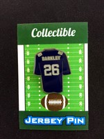 New York Giants Saquon Barkley jersey lapel pin-Classic Collectable-#1 Seller