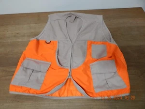 Northwest Territory Bird Hunting Shooting Vest Mens XL Beige Orange FOWL - Picture 1 of 2