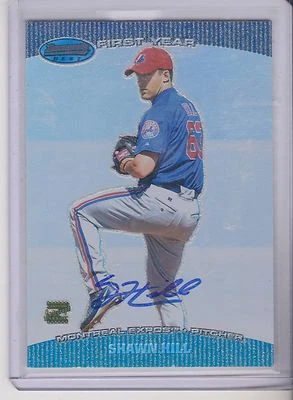 2004 Bowmans Best Shawn Hill 1st year Autograph Montreal Expos  - Image 1 of 2