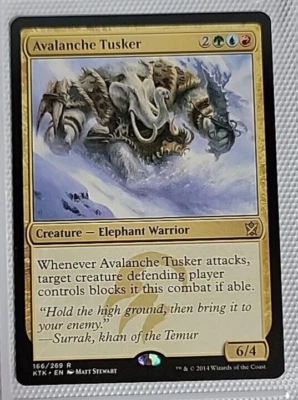 MTG Avalanche Tusker Khans of Tarkir 166/269 Regular Rare - Image 1 of 2