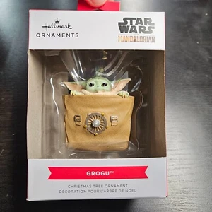 Hallmark Christmas Tree Ornament Mandalorian GROGU The Child BABY YODA 2022 NEW! - Picture 1 of 3