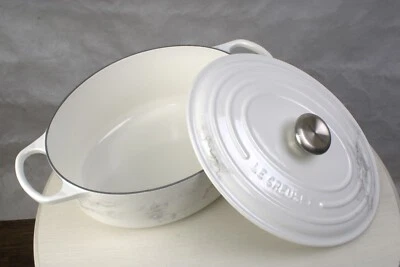 Le Creuset Signature Cast Iron 6.75 Quart Oval Dutch Oven, Marble Applique - Image 1 of 3
