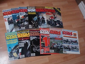 Cycle World Motorcycle Magazines 1984 Full Year VG No labels - Picture 1 of 1