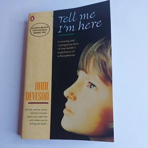Tell Me I'm Here by Anne Deveson, Paperback Book, Schizophrenia Memoir - Picture 1 of 3