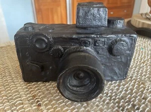 Artist mold camera painted black decor - Picture 1 of 8