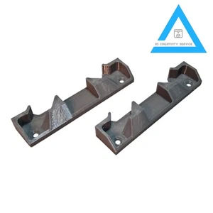 2 x Schließblech passt für Velux Dachfenster TG2 025116 T-G2 made by 3DCS grau - Bild 1 von 5