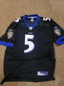 Baltimore Ravens NFL - Reebok Vintage On Field Joe Flacco Jersey - Mens 52 - Picture 1 of 4