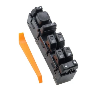 New Fits For GM Chevy Silverado 15883320 Power Window Switch Front LH Side Black - Picture 1 of 12