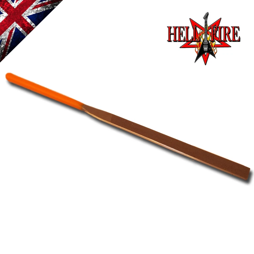 Fret End Dressing File - Guitar Bass Luthier - Custom Ground File - Hellfire  - Image 1 of 3