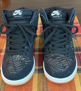 Nike Dunk High Top Pro SB Zoom Air Lace Up Sneakers Men's 10 Jungle Rain Forest - Picture 1 of 17
