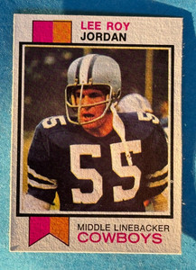 1973 TOPPS #159 LEE ROY JORDAN EX-MT HOFer