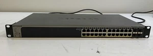 NetGear ProSafe GS728TP 24-Port PoE Ethernet Smart Switch-K7D - Picture 1 of 7