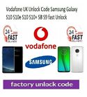 Unlock Code Service Samsung S6 EDGE S7 EDGE S8 PLUS Vodafone UK network only