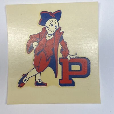 Calcomanía universitaria vintage de la Liga de la Hiedra de los Cuáqueros de Penn Pennsylvania de los años 50 2,75 pulgadas Foto 1 de 4