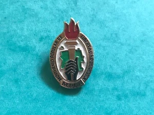 MOVIMENTO POPULAR DE LIBERTAÇÃO DE ANGOLA M.P.L.A. Vintage Pinback Brooch RARE! - Picture 1 of 4