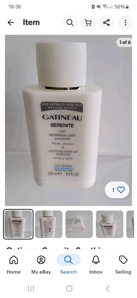Gatineau Serenite Soothing Make Up Remover For Sensitive Skin 250ml - Image 1 of 3
