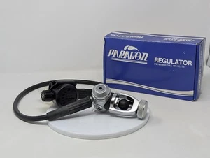 Paragon 2000 Atemregler Set Scuba Dive 1st & 2nd Stage Yoke & Box RARE VTG - Bild 1 von 15