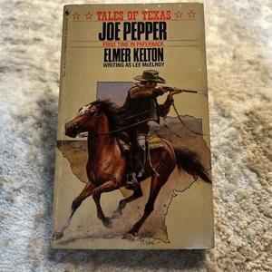 Joe Pepper Western Paperback Book by Elmer Kelton from Bantam Books 1986 - Picture 1 of 19