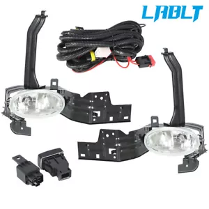 LABLT Fog Lights Lamps w/Cover+Switch Kits For 2008 2009 2010 Honda Accord Sedan - Foto 1 di 9