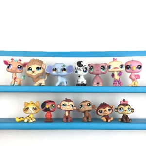 Lote de 13 Littlest Pet Shop Jungle Savannah África Set LPS León Elefante Tigre... - Imagen 1 de 3