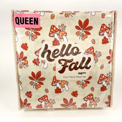 Queen 4pc Bed Sheet Set Luxurious Polyester Sheet New - Image 1 of 4