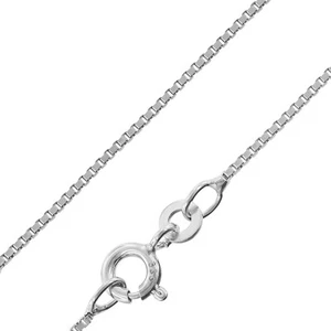 TRENDOR Schmuck Damen-Halskette 333 Weißgold Venezianer Breite 0,9 mm 71873 - Picture 1 of 7
