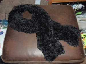 GIRLS - SCARF - BLACK (BL-51B-4) - Picture 1 of 2