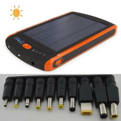 Solar Power Bank 23000mAh Portable Power Bank Charger for Laptops PC Cell Phones - Image 1 of 4