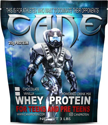 Whey protein 25 gramas 2,75 libras para adolescentes e pré-adolescentes. Chocolate sabor. - Imagem 1 de 2