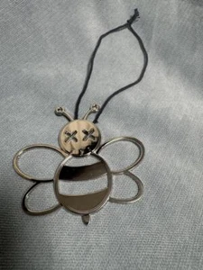Christian Dior Kim Jones x KAWS Bee Charm Novelty Silver Tone Color Hachi Ginza - Picture 1 of 3