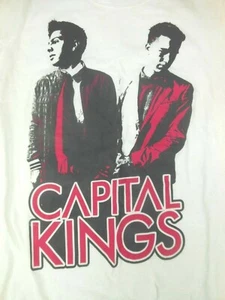 Capital Kings T Shirt Band Music Group Womens Med Shirt Tultex Cotton White - Imagen 1 de 6