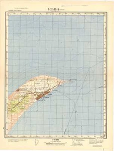 Mapas topográficos militares soviéticos rusos - SKAGEN (Dinamarca), 1:50 000, edición 1961 - Imagen 1 de 3