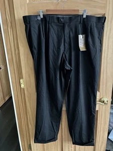 Pantalone elegante Dockers uomo W48 L32 Presscot plissettato davanti con polsini nuovo con etichetta - Foto 1 di 12
