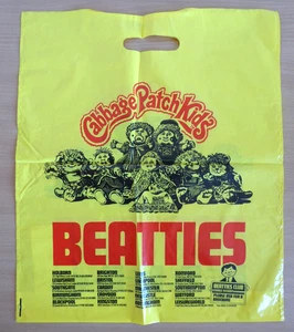 Bolso de transporte vintage Beatties Toy Model Shop Cabbage Patch para niños años 80 raro en muy buena condición - Imagen 1 de 3
