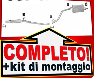 Scarico Completo per FIAT PANDA I (141) 900 0.9 40CV 1992-2003 Marmitta - Picture 1 of 4