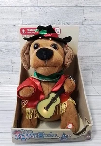 Gemmy Animated Singing Dancing Holiday Cowdog Plush Sings Deck The Halls - Picture 1 of 5