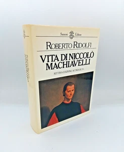 "VITA DI NICCOLò MACHIAVELLI" Roberto Ridolfi, Sansoni 1978 - Picture 1 of 1