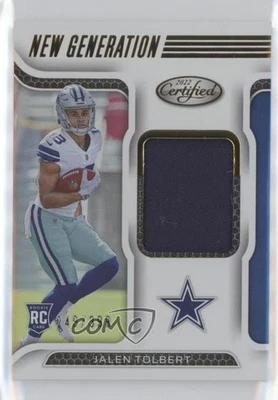 2022 Certified New Generation Jerseys /399 Jalen Tolbert #NGJ-JT Rookie RC - Image 1 of 2