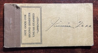 *REDUCED* JIMMIE FOXX Autograph 1934-35-Vintage-Red Sox-Phillies-Cubs-A's-HOF - Image 1 of 3