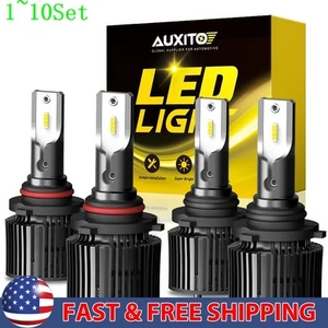 LED Headlight Bulb 9006 9005 High Low Beam Super Bright 6000K X1 1-10Set - Picture 1 of 13