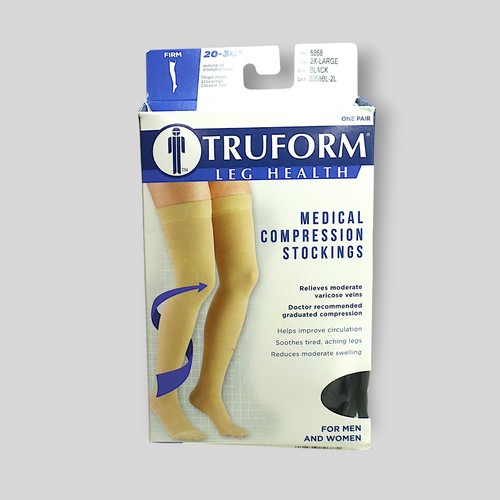 Truform Leg Health Compression Stocking 20-30mmHg Firm (CHOOSE SIZE) | eBay