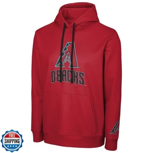 FOCO MLB Men's Official Primary Logo Wordmark Performance Pullover Hoodie Swe - Foto 1 di 5