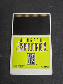 DUNGEON EXPLORER - TurboGrafx-16 TG16 - Tested - Authentic Hucard Only