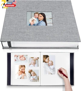 Large Photo Album Self Adhesive with Picture Display 1 4x6 8x10 Pictures 40 Page - Picture 1 of 12