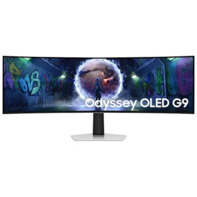 Samsung 49" Odyssey G9 OLED DQHD 240Hz 0.03ms 1800R Curved Monitor S49DG932SM - Image 1 of 4