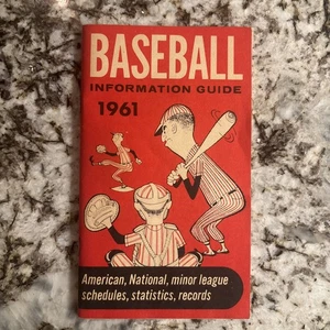 1961 Pocket Baseball Information Guide Primo Publications - Bild 1 von 3