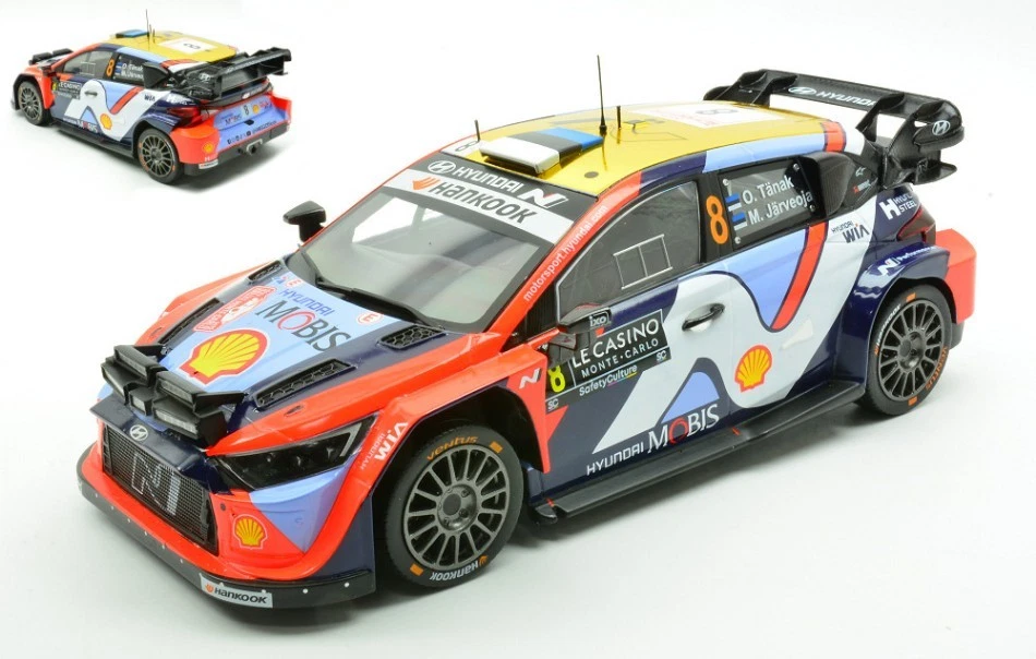 Modellino auto scala 1:18 Ixo HYUNDAI i20 N RALLY MONTE CARLO 2025 modellismo... - Immagine 1 di 1